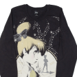 DISNEY Tinkerbell Peter Pan Mens Sweatshirt Black M on Sale