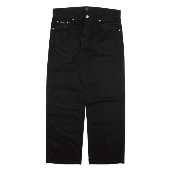 BOSS Arkansas Mens Trousers Black Regular Straight W35 L29 For Sale