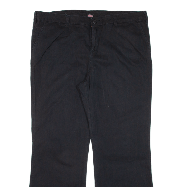 DICKIES Workwear Womens Trousers Black Slim Bootcut W38 L29 Online Hot Sale