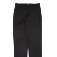 DOLCE & GABBANA Pleated Womens Trousers Black Slim Straight Wool W29 L32 Fashion