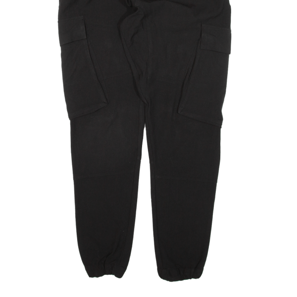 Cargo Womens Trousers Black Regular Tapered W27 L28 Discount