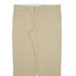 DICKIES Workwear Mens Trousers Beige Slim Straight W40 L32 Sale