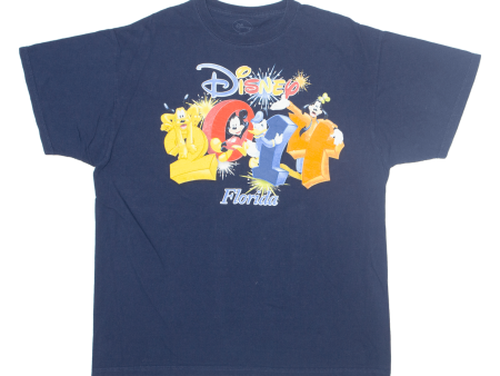 DISNEY 2014 Florida Womens T-Shirt Blue XL For Cheap