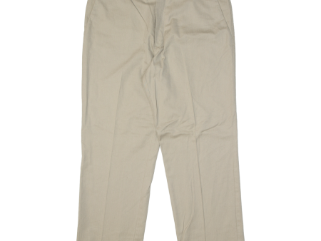 DOCKERS D2 Mens Trousers Beige Regular Straight W34 L29 Online Hot Sale