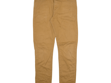 DICKIES Workwear Mens Trousers Beige Slim Straight W30 L32 For Cheap