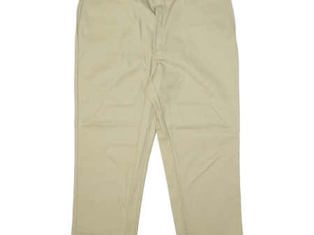 DICKIES 874 Workwear Mens Trousers Beige Regular Straight W42 L27 Discount