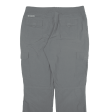 COLUMBIA Outdoor Womens Trousers Grey Relaxed Straight Nylon W34 L31 Cheap