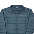 COLUMBIA Lightweight Womens Puffer Jacket Blue L Online Sale