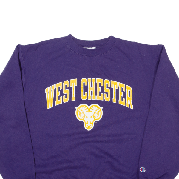 CHAMPION West Chester Mens Sweatshirt Purple USA M For Cheap