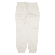 Cargo Womens Trousers Cream Regular Tapered W30 L27 Cheap