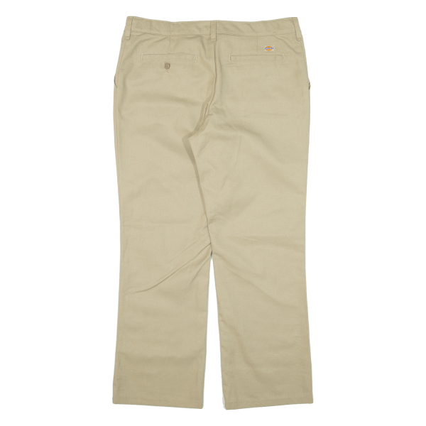 DICKIES Workwear Womens Trousers Beige Regular Straight W32 L27 Online Hot Sale