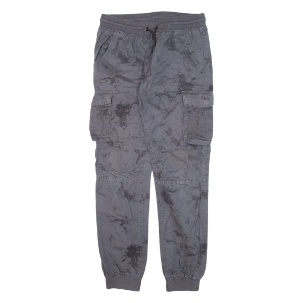 CHAPTER Cargo Bleached Boys Trousers Grey Slim Tapered W30 L30 Online Hot Sale