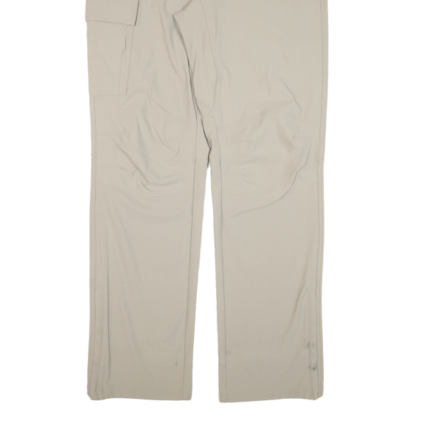 COLUMBIA Cargo Mens Trousers Beige Regular Straight W33 L35 Online now