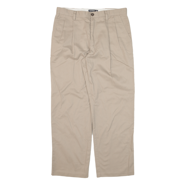 DOCKERS D3 Mens Trousers Beige Classic Straight W32 L30 Online now