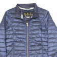 BARBOUR Baird Insulated Womens Puffer Jacket Blue UK 10 Sale