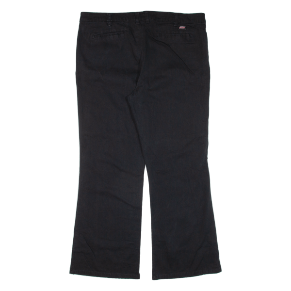 DICKIES Workwear Womens Trousers Black Slim Bootcut W38 L29 Online Hot Sale