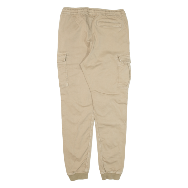 CLOCKHOUSE Cargo Womens Trousers Beige Slim Tapered W28 L27 Online