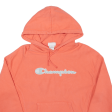 CHAMPION REVERSE WEAVE Womens Orange Hoodie M Sale