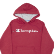 CHAMPION Mens Red Hoodie S Sale