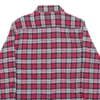 LEE Mens Flannel Shirt Red Check Long Sleeve L Discount