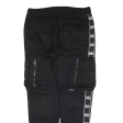 BLACK SQUAD Cargo Womens Trousers Black Regular Tapered W32 L28 on Sale