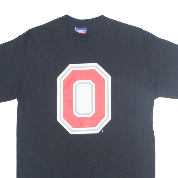 CHAMPION Ohio State Buckeyes Mens T-Shirt Black USA M Online now