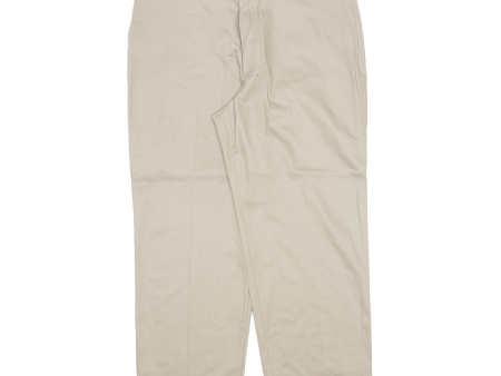 DOCKERS Flex Comfort Signature Khaki Mens Trousers Beige Straight W36 L29 Sale