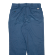 DICKIES Workwear Mens Trousers Blue Regular Straight W36 L28 Online Hot Sale