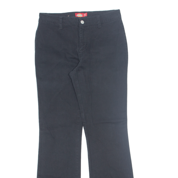 DICKIES Workwear Womens Trousers Black Slim Bootcut W27 L32 Online