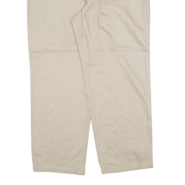 DOCKERS Flex Comfort Signature Khaki Mens Trousers Beige Straight W36 L29 Sale