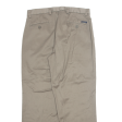 DOCKERS D3 Khaki Mens Trousers Grey Classic Straight W34 L29 Online now