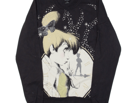 DISNEY Tinkerbell Peter Pan Mens Sweatshirt Black M on Sale