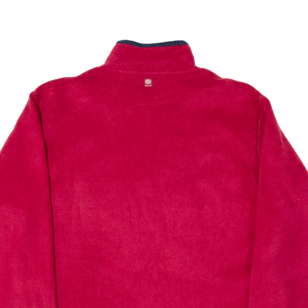 NAUTICA Mens Fleece Red 1 4 Zip 2XL Sale