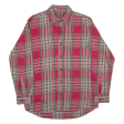 COLONIAL Womens Shirt Red Check Long Sleeve M Sale