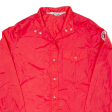 AMEREX Mens Coach Jacket Red 90s S Online Hot Sale