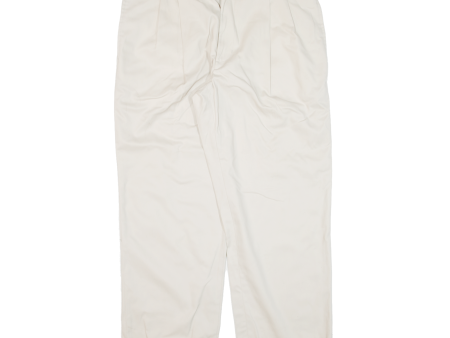 CHAPS Mens Trousers Beige Relaxed Straight W36 L29 Discount