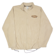 DISNEY Walt Disney World Mens Fleece Jacket Beige 2XL Hot on Sale