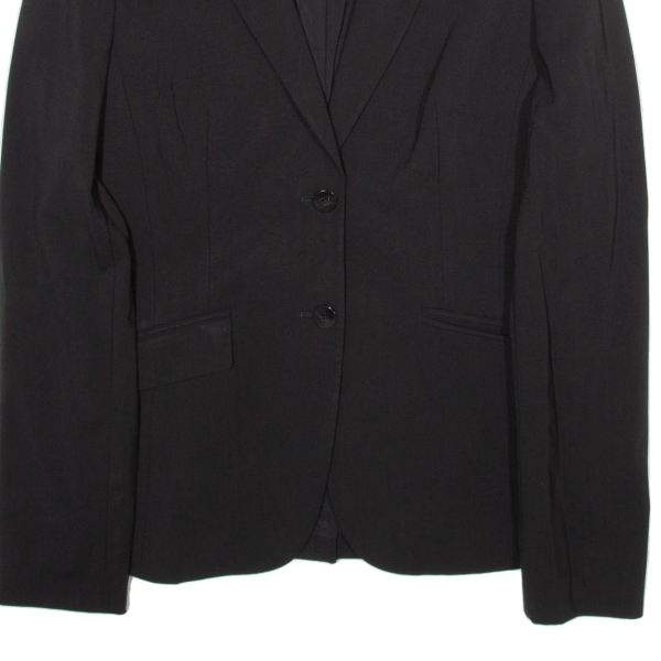 BOSS Womens Blazer Jacket Black Wool UK 8 For Discount