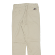 DICKIES Flex Workwear Mens Trousers Beige Slim Tapered W29 L32 on Sale