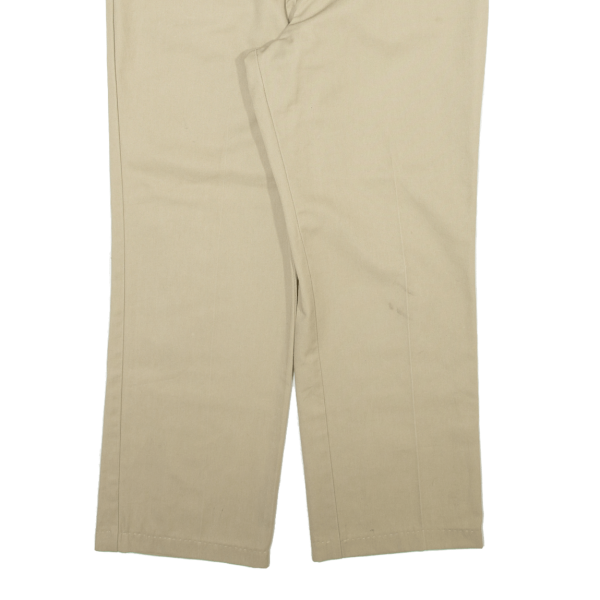 DICKIES Workwear Mens Trousers Beige Relaxed Straight W36 L28 Hot on Sale