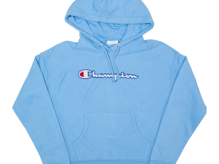 CHAMPION REVERSE WEAVE Womens Blue Hoodie M Discount