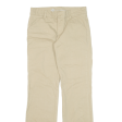 DICKIES Workwear Womens Trousers Beige Relaxed Bootcut W28 L30 Online