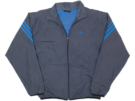 ADIDAS Mens Shell Jacket Blue S For Cheap