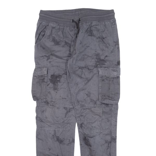 CHAPTER Cargo Bleached Boys Trousers Grey Slim Tapered W30 L30 Online Hot Sale