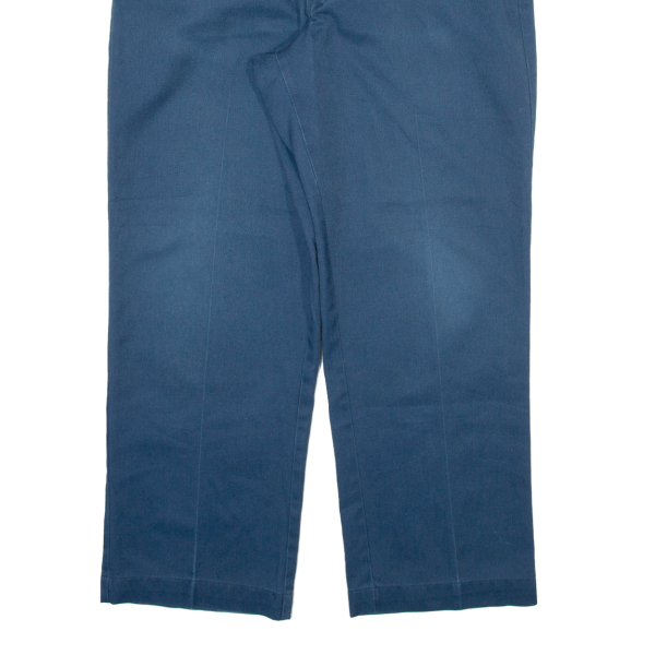 DICKIES Workwear Mens Trousers Blue Regular Straight W36 L28 Online Hot Sale