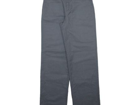 DICKIES Boys Trousers Grey Regular Straight W28 L30 Online