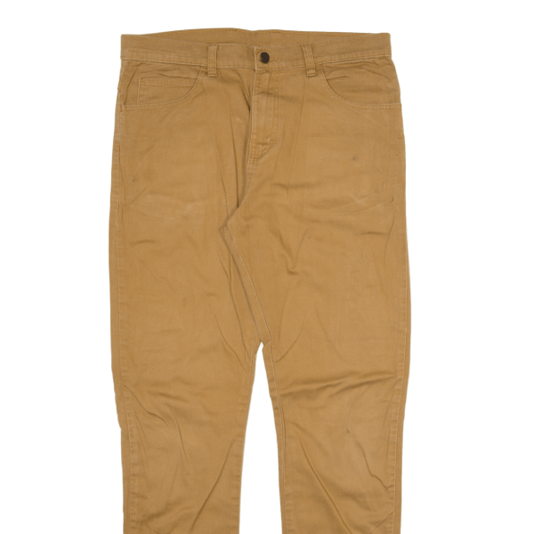 DICKIES Workwear Mens Trousers Beige Slim Straight W30 L32 For Cheap