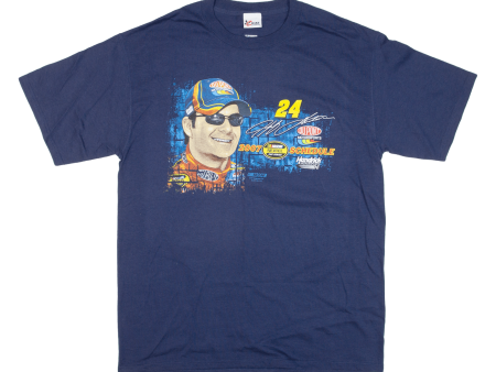 CHASE AUTHENTICS Nascar 2007 Jeff Gordon 24 Mens T-Shirt Blue USA L For Discount