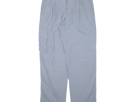 Cargo Womens Trousers Blue Relaxed Straight W31 L31 on Sale