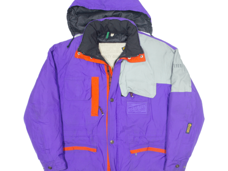 CIESSE PIUMINI Insulated Mens Ski Coat Purple Hooded XL Sale